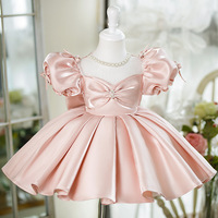 S0544G 2026 nouvelle vente chaude enfants princesse Piano Performance élégant hôte ancien anniversaire Banquet fleur fille robe