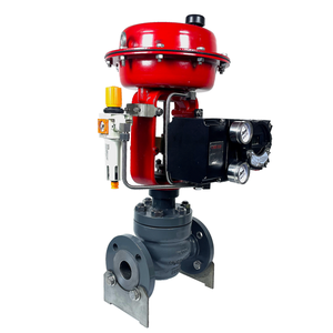 Van điều khiển khí nén dẫn hướng bằng lồng, thép <span class=keywords><strong>WCB</strong></span>/thép không gỉ, kích thước 3/4-16 inch, kiểu châm cân bằng, van điều khiển hơi nước áp suất cao, OEM - Product Image 1