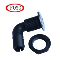 FOYO - Protection de coque en U pour bateau, en nylon renforcé avec finition en acier inoxydable, design à angle droit, couleur personnalisable