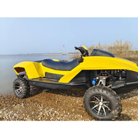Bateau Amphibie à Grande Vitesse, Bateau à Moteur, Quad, Jet Ski et Barque à Rames pour Sports Terrestres et Nautiques