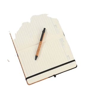 ชุดของขวัญสมุดโน้ตคอร์ก - สมุดบันทึกรักษ์โลกพร้อมสายรัด ปิดด้วยสายรัด เหมาะสำหรับของขวัญองค์กรและโปรโมชั่น - Product Image 4