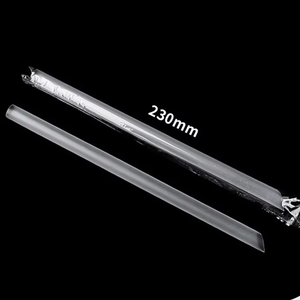 Vente chaude de haute qualité <span class=keywords><strong>en</strong></span> <span class=keywords><strong>plastique</strong></span> Transparent grandes pailles 12mm * 230mm de diamètre pailles droites jetables pour les boissons de jus de fête - Product Image 4