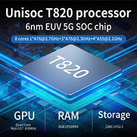 2025 pour ANBERNIC RG Cube Console de jeu portable 3.95 pouces écran IPS Android 13 RGB échantillons gratuits 5G Wifi lumière colorée Joystick