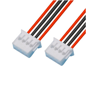 Tùy chỉnh thiết bị điện tử proto-pic Jumper dây 4-pin 4-wire JST re nối 2.54 mét Pitch nữ Cáp khai thác PVC PTFE PBT - Product Image 1