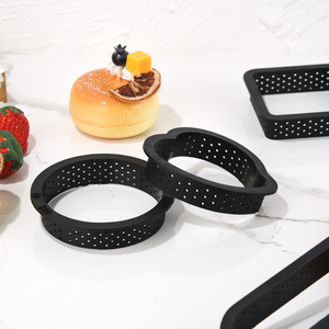 Rettangolo rotondo cuore quadrato ovale Nylon crostata anello torta Mousse stampo per fai da te francese Dessert pasticceria cottura - Product Image 3