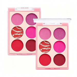 <span class=keywords><strong>Paleta</strong></span> <span class=keywords><strong>de</strong></span> Sombras <span class=keywords><strong>de</strong></span> Ojos Personalizada <span class=keywords><strong>de</strong></span> 6 <span class=keywords><strong>Colores</strong></span>, Brillante, Neón, Mate, con Brillo, en Tonos Rosa, Morado, <span class=keywords><strong>Azul</strong></span> y <span class=keywords><strong>Color</strong></span> Caramelo - Product Image 5