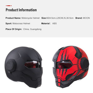 <span class=keywords><strong>Casque</strong></span> de <span class=keywords><strong>Motocross</strong></span> MOON de marque modèle A1 Dual Sport en gros avec ventilation d'air matériau ABS pour enfants de 3 à 8 ans - Product Image 4