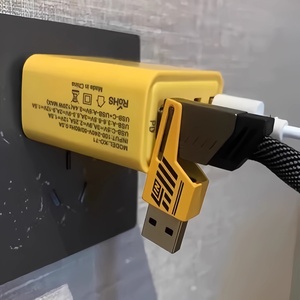 Bộ sạc nhanh GAN 120W 4 cổng <span class=keywords><strong>USB</strong></span> Type C PD, bộ cáp 4 trong 1, công suất đầu ra 65W, 5V/2.4A, sạc điện thoại di động QC3.0 - Product Image 2