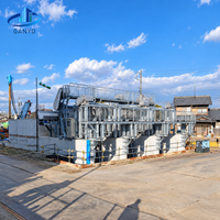 Abri pour équipement de station de pompage avec structure en acier modulaire pour les projets d'irrigation, de drainage et d'exploitation des eaux usées