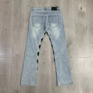 2025 New Style Top Quality Designer Brand <strong>Printing</strong> Denim <strong>Jeans</strong> Street Wear Straight Wide Legs LOSTSHDWS For <strong>Men</strong> - Product Image 6