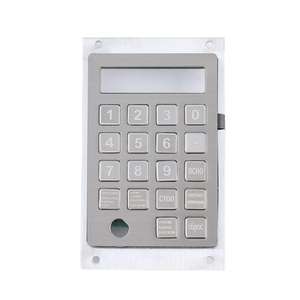Bàn phím số USB 14 phím, mặt sau bằng thép không gỉ, đèn nền, bảo vệ IP65, OEM công nghiệp, dùng cho tủ khóa thông minh, máy bán hàng tự động, kiểm soát truy cập - Product Image 5