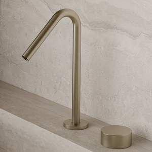 Modern Stainless Steel Single-Handle Basin Tap <b>Deck</b> Mounted Hot Cold Water Matte Black Mixer Sink Tap Ceramic Core-ZY-B736B - Product Image 2