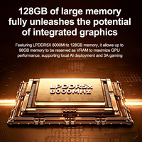 Estación de Trabajo TOPC Ai, Computadora de Escritorio Ryzen Ai Max+ 395, Wifi 7, 128 GB LPPDDR5, SSD de 2 TB, Personalizable de Fábrica