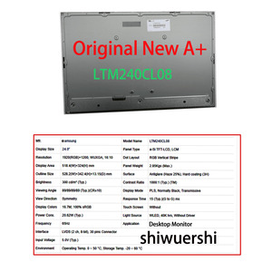 شاشة LCD أصلية جديدة بالجملة مقاس 24 بوصة طراز LM240WU7-SLA1 LM240WU7 SLA3 SLB1 SLB2 LTM240CL03 04 05 06 07 08 للاستخدام الصناعي - Product Image 5