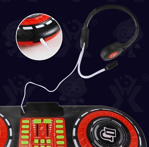 Instrumento Orff al por Mayor, Mezclador de DJ, Simulación de Máquina de DJ, Equipado con Auriculares y Audífonos, Juguetes de Instrumentos Musicales - Product Image 5