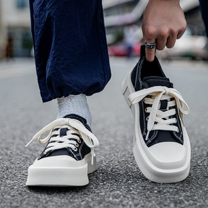 Chaussures en toile pour hommes, nouveau style 2026, respirantes, plateforme légère, semelle épaisse, décontractées, tendance - Product Image 3