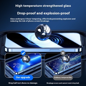 Tích hợp chống bụi chống Peep HD 15 toàn màn hình 13 phim bảo vệ màn hình chống vân tay cho Apple 16pro 14 12 điện thoại di động - Product Image 4