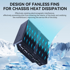 Intel N2840 công nghiệp Mini PC 8 gam 128 gam giá rẻ giá với Dual Lan & cổng nối tiếp kép <span class=keywords><strong>DDR3</strong></span> <span class=keywords><strong>RAM</strong></span> Windows Linux SSD điện 12V - Product Image 2