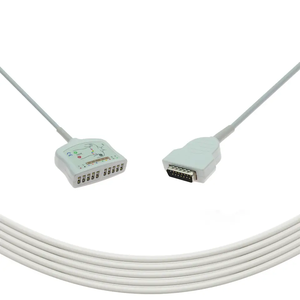Medische Verbruiksartikelen Compatibel Voor <span class=keywords><strong>Ge</strong></span> Marquette Mac 1200 15pin 10 Leidt 2.5M <span class=keywords><strong>Ekg</strong></span> Kofferkabel Voor Patiëntgebruik - Product Image 2