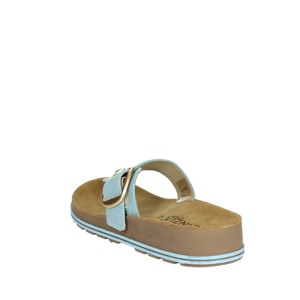 Sandali bassi gialli SV20070 con Design a lama infradita - Product Image 2