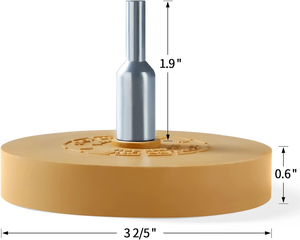 Roue de gomme à <span class=keywords><strong>effacer</strong></span> en caoutchouc avec adaptateur pour perceuse - Outil de suppression des <span class=keywords><strong>rayures</strong></span> pour vinyle, graphiques et ruban adhésif double face |   Compatible avec <span class=keywords><strong>les</strong></span> perceuses électriques - Product Image 2