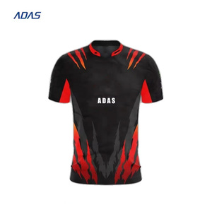 Custom Design Reversible <strong>Gaming</strong> <strong>Tshirt</strong> Factory OEM Manufacture Quick Dry Breathable E-Sports Jersey Unisex Polyester Fabric - Product Image 1