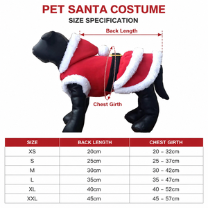 Áo khoác, áo choàng Giáng sinh Halloween sang trọng bằng cotton bán buôn cho thú cưng, chó mèo, trang phục cosplay hài hước mùa đông dành cho thú cưng cỡ trung/lớn - Product Image 6