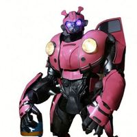 Disfraz de Robot Transformer para Adultos 2026, Material EVA, Color Rosa, para Fiestas de Halloween, Cosplay, Disfraces de TV y Cine