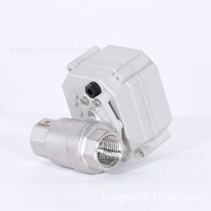 วาล์วไฟฟ้า Tonhe DN15 แบบมุมฉาก สแตนเลส สำหรับควบคุมน้ำเสีย - Product Image 4