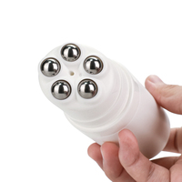 Frasco de aço inoxidável reutilizável, rolo de 100ml/120ml/4oz para óleo essencial, plástico fosco, desodorante