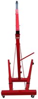 Grue hydraulique pliable de 2 tonnes pour atelier, équipement de levage robuste pour réparation automobile, certifiée CE