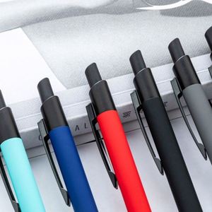 Wholesale 1.0Mm <b>Retractable</b> Custom Logo Office Student Writing Ballpoint Hotel Conference Gift & Promotional <b>Pen</b> - Product Image 2