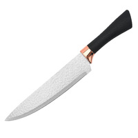 Ensemble de Six pièces en acier inoxydable 3CR13, ensemble de couteaux de cuisine traités par forgeage, cadeau d'affaires, personnalisation Acceptable