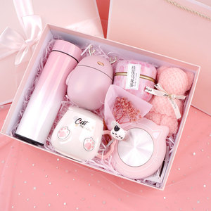 Ensemble cadeau de tasse à eau intelligente pour femmes cadeau d'affaires et d'anniversaire flacon à vide tasse à thé/café en céramique accessoires de café intelligents - Product Image 3