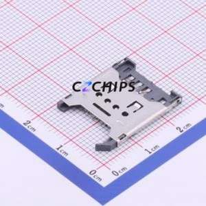 SIM-08A SIM Card <b>Connector</b> SMD <b>Connector</b> Flip Cover Type <b>Mini</b> SIM Card Card Holder 1.8mm - Product Image 1