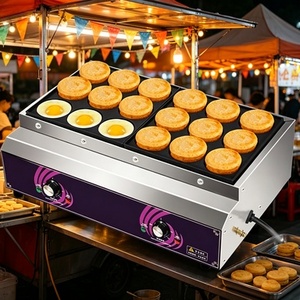 Nouvelle machine commerciale multifonctionnelle <span class=keywords><strong>pour</strong></span> œufs, hamburgers et crêpes, avec couvercle de maintien au chaud, alimentation électrique/gaz et minuterie, <span class=keywords><strong>pour</strong></span> camions de restauration - Product Image 6