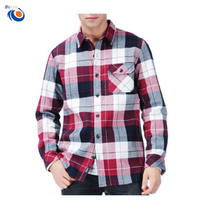 Camisas de Franela a <span class=keywords><strong>Cuadros</strong></span> para Hombre, Camisas Casuales de Algodón <span class=keywords><strong>con</strong></span> Botones <span class=keywords><strong>Rojos</strong></span> y Negros, <span class=keywords><strong>Camisa</strong></span> Entallada a <span class=keywords><strong>Cuadros</strong></span> para Hombre - Product Image 6