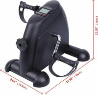 Bicicleta debajo del escritorio y ejercitador de pedales en el hogar Equipo de fisioterapia y máquina de ejercicios para brazos y piernas con pantalla LCD