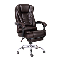 Chaise de bureau de luxe pour cadres, contemporaine, en cuir PU - Ergonomique, réglable en hauteur, pivotante, vente directe d'usine en Chine