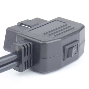 多功能高品质 16 针公头 OBD II 2 母头点烟器 Y 型电缆线束 PVC 汽车爱好者 - Product Image 6