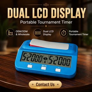 Temporizador de Juego Digital con Pantalla Dual para Torneos de <span class=keywords><strong>Ajedrez</strong></span>, Go y Juegos de Mesa - Product Image 2