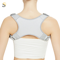 SHILION Correcteur de posture réglable pour le dos et la nuque, soutien dorsal pour la posture assise ou debout
