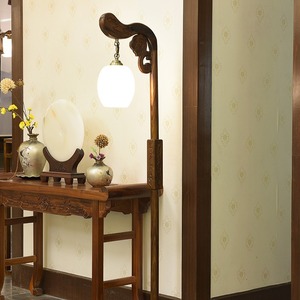 2023 New Retro Style Chinese Style High-End <b>Table</b> <b>Lamp</b> Antique Zen Floor <b>Lamp</b> for Living Room Tea Room <b>Study</b> Room Wood Shade - Product Image 4