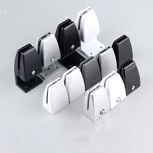Office Desk <b>Screen</b> <b>Partition</b> Workstation Acrylic Panel Holder Glass Clip Aluminum Alloy Fixing Clips-Modern Simple Design - Product Image 1