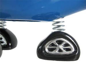 Modelo de avión de poliresina, biplano azul, alcancía, biplano - Product Image 3