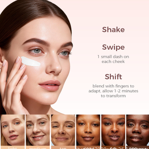 Crema CC di Alta Qualità con Etichetta Privata, Siero Colorante che Cambia Colore - Product Image 4