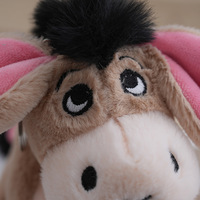 12cm peluche âne porte-clés jouets en peluche cheval en peluche porte-clés danse âne poupée jouets pendentif cadeaux âne Peluches porte-clés