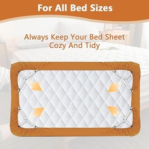 Attaches ajustables pour draps de lit, sangles de maintien de matelas, supports d'angle de lit, clips en plastique pour un ajustement sécurisé - Product Image 3