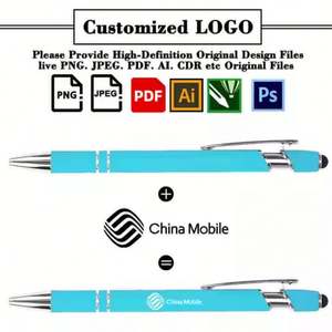 Stylos publicitaires personnalisés en gros avec logo d'entreprise, stylos à bille blancs avec impression de logo en couleur, stylos avec impression UV - Product Image 2