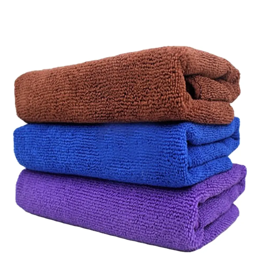 GRS RPET top requested products microfiber polishing cleaning detailing microfiber logo cloth cleaning warp knitting towel